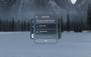 简化 Vision Pro 头显访客模式设置，苹果 iOS 18.2 代码暗示可由 iPhone 掌控
