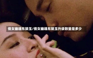 倩女幽魂东陵玉/倩女幽魂东陵玉升级数量是多少