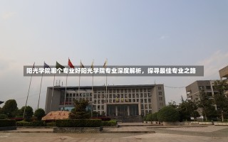 阳光学院哪个专业好阳光学院专业深度解析，探寻最佳专业之路