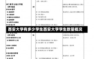 西安大学有多少学生西安大学学生数量概况