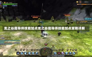 龙之谷魔导师技能加点龙之谷魔导师技能加点策略详解