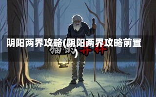 阴阳两界攻略(阴阳两界攻略前置)