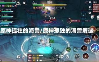 原神孤独的海兽/原神孤独的海兽解谜