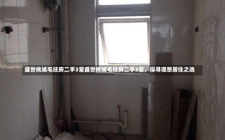 盛世桃城毛坯房二手3室盛世桃城毛坯房二手3室，探寻理想居住之选