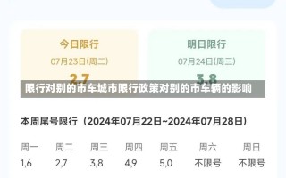 限行对别的市车城市限行政策对别的市车辆的影响