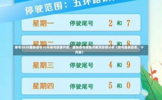 限号2020最新限号10月限号政策升级，最新限号措施详解及影响分析（限号最新动态，十月版）