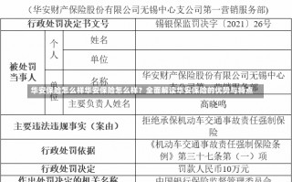 华安保险怎么样华安保险怎么样？全面解读华安保险的优势与特点