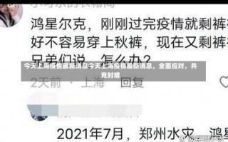 今天上海疫情最新消息今天上海疫情最新消息，全面应对，共克时艰