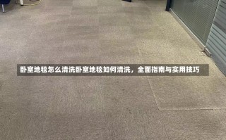 卧室地毯怎么清洗卧室地毯如何清洗，全面指南与实用技巧