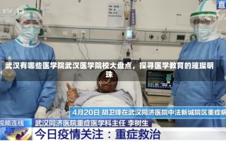 武汉有哪些医学院武汉医学院校大盘点，探寻医学教育的璀璨明珠