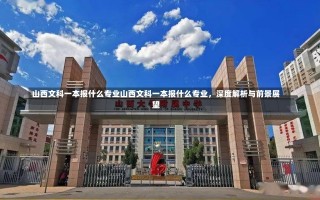 山西文科一本报什么专业山西文科一本报什么专业，深度解析与前景展望