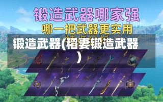 锻造武器(稻妻锻造武器)