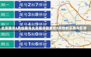 北京限号5月份限号北京限号政策在5月份的实施与影响