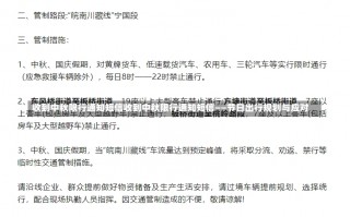 收到中秋限行通知短信收到中秋限行通知短信——节日出行规划与应对