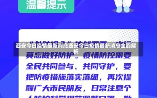 西安今日疫情最新消息西安今日疫情最新消息全面解析