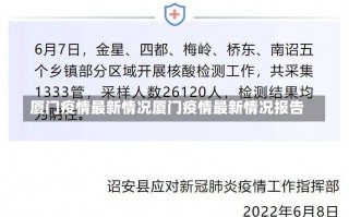 厦门疫情最新情况厦门疫情最新情况报告