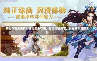 梦幻诛仙洗点梦幻诛仙洗点攻略，重塑角色属性，开启全新冒险之旅