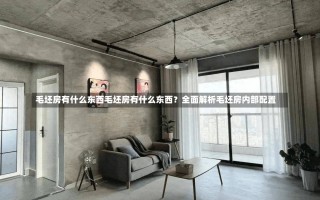 毛坯房有什么东西毛坯房有什么东西？全面解析毛坯房内部配置