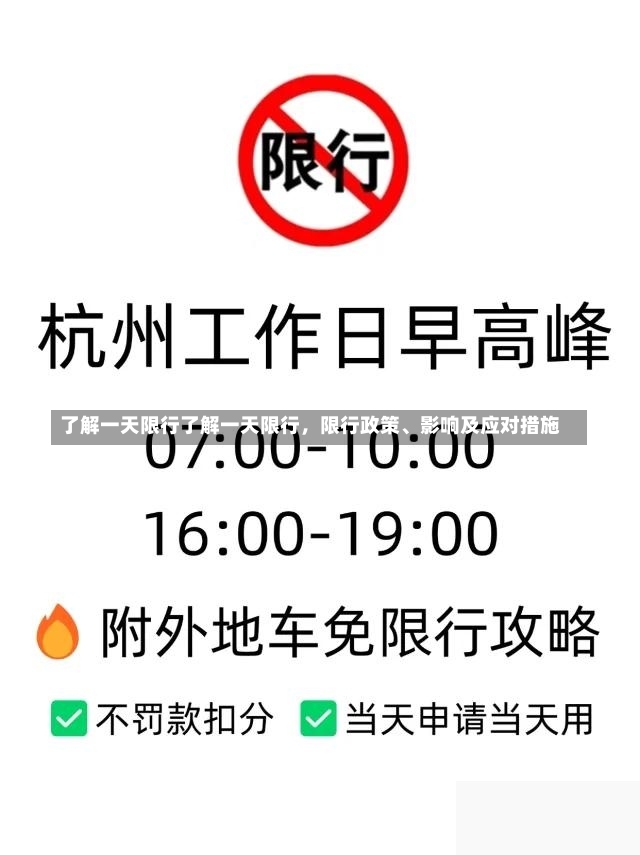 了解一天限行了解一天限行，限行政策、影响及应对措施-第1张图片-通任唐游戏