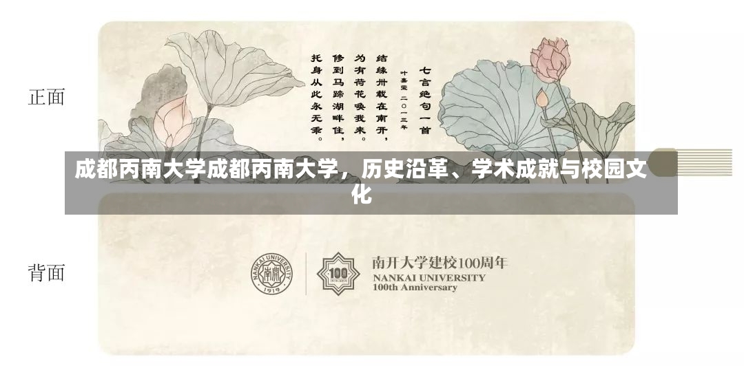 成都丙南大学成都丙南大学，历史沿革、学术成就与校园文化-第1张图片-通任唐游戏