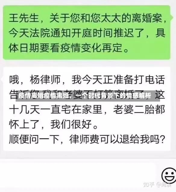 疫情离婚疫情离婚，一个时代背景下的情感解析-第1张图片-通任唐游戏