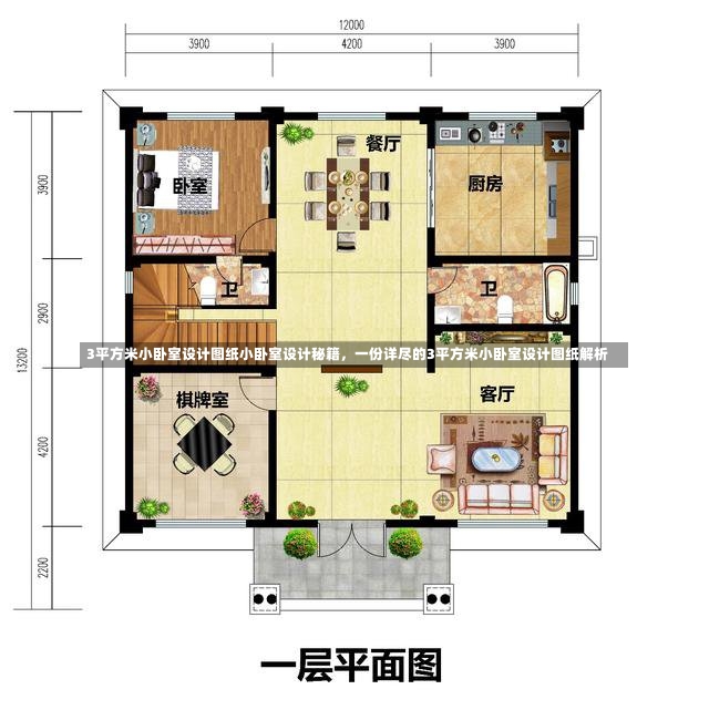 3平方米小卧室设计图纸小卧室设计秘籍，一份详尽的3平方米小卧室设计图纸解析-第2张图片-通任唐游戏